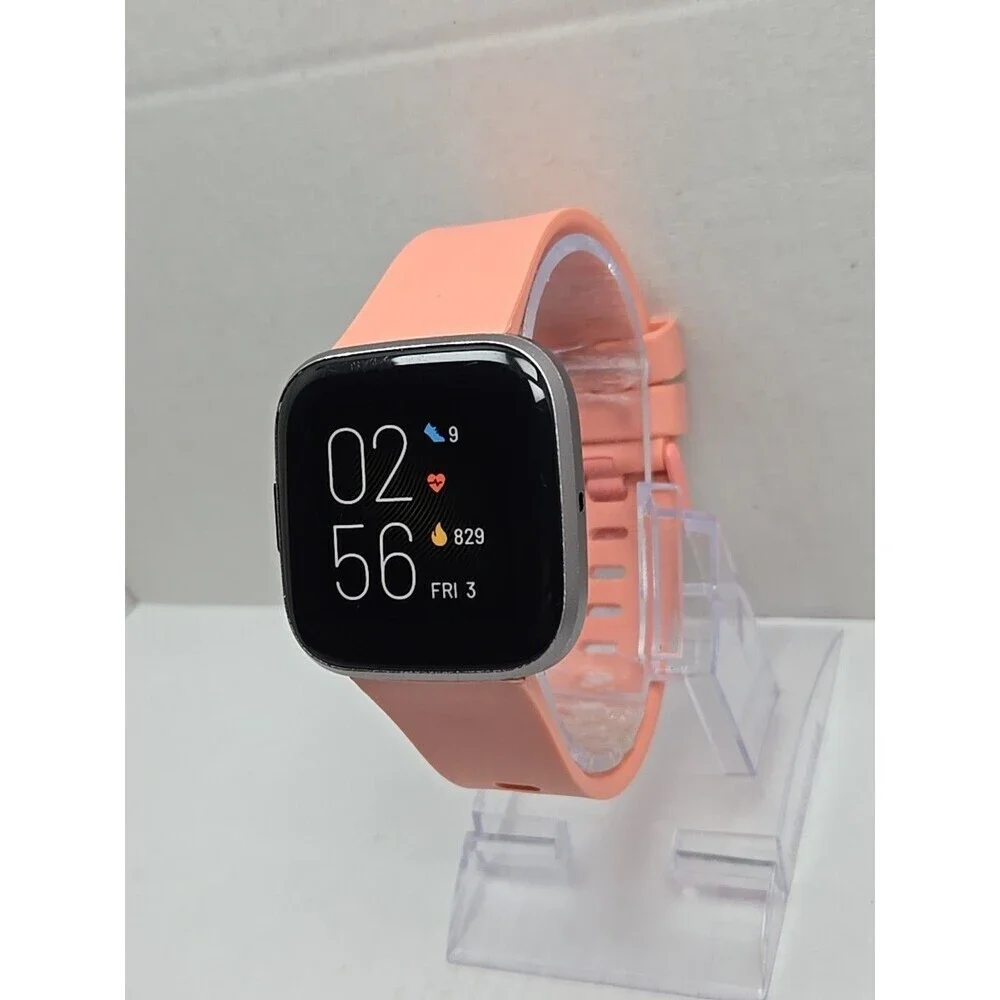 Fitbit Versa 2 Smartwatch Gray 40mm Alexa WR50M Always On Display W/ Charger